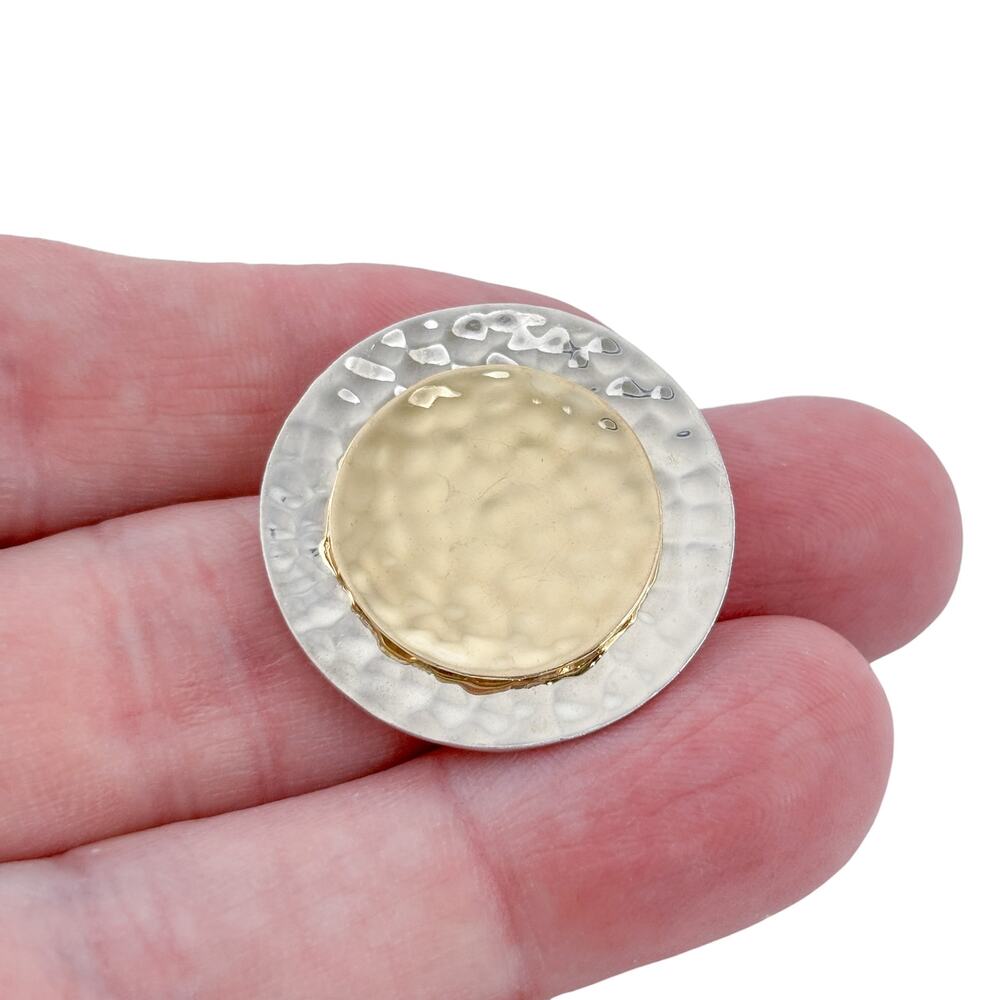 Vintage Sterling Silver 925 14K Gold Plated Silpada Pendant S1375